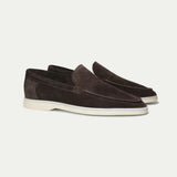 Mocassin Classique en Suède Marron