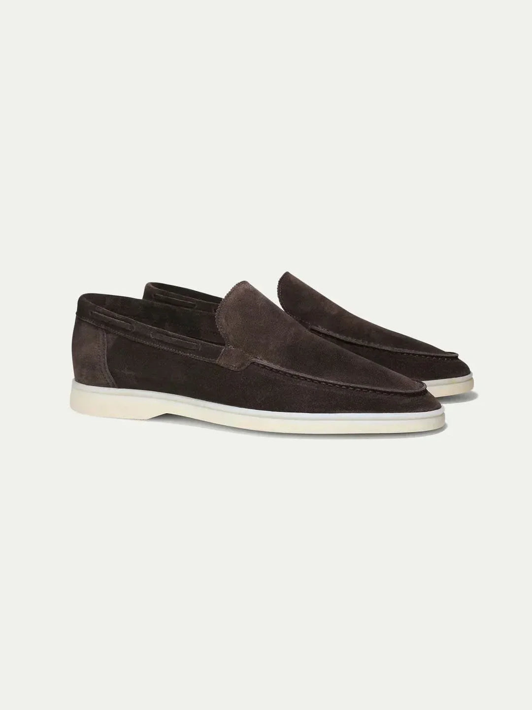 Mocassin Classique en Suède Marron