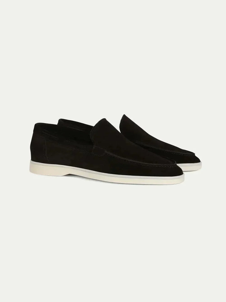 Mocassin Classique en Suède Noir