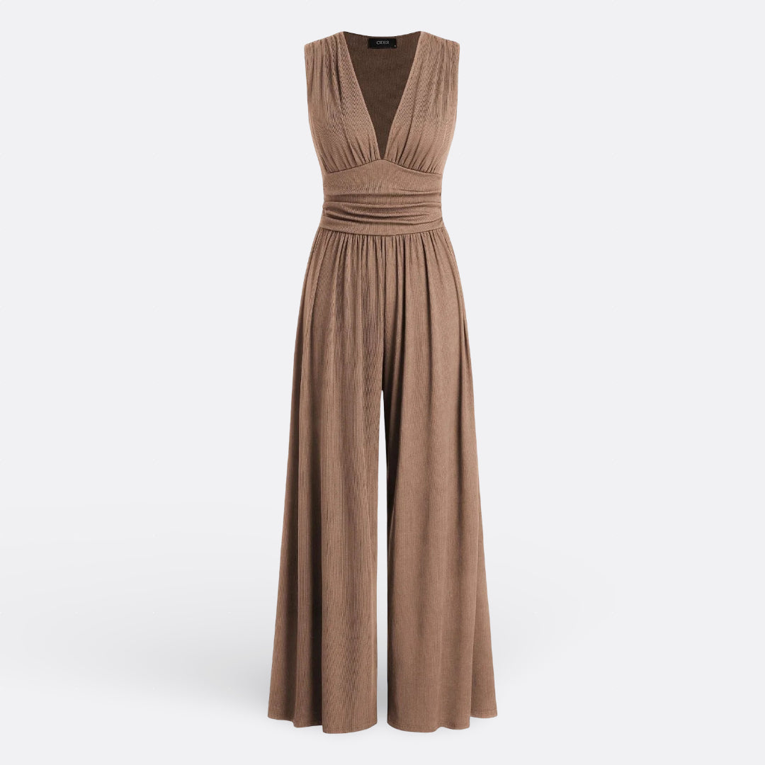 Leonor - Mono Chic Sans Manches de Jambe Longue