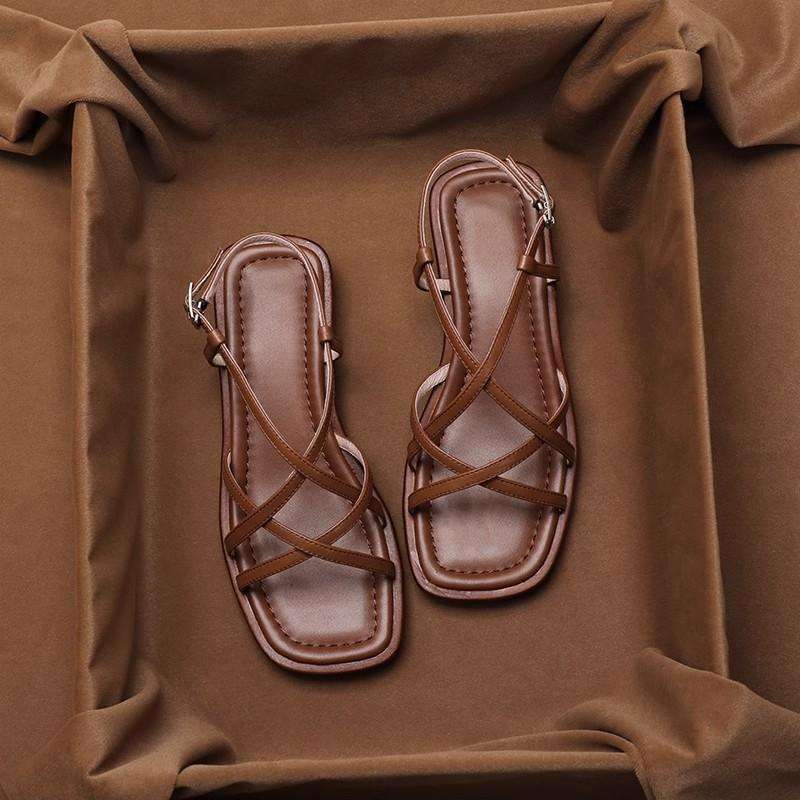Sandales Vittoria à lanières en cuir italien