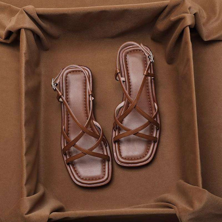 Sandales Vittoria à lanières en cuir italien