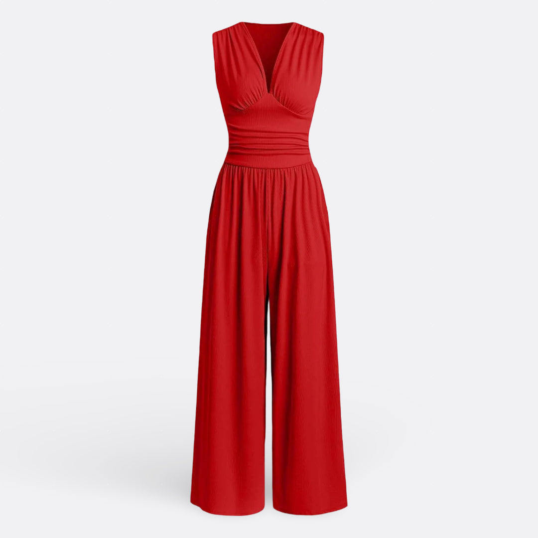 Leonor - Mono Chic Sans Manches de Jambe Longue