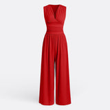 Leonor - Mono Chic Sans Manches de Jambe Longue