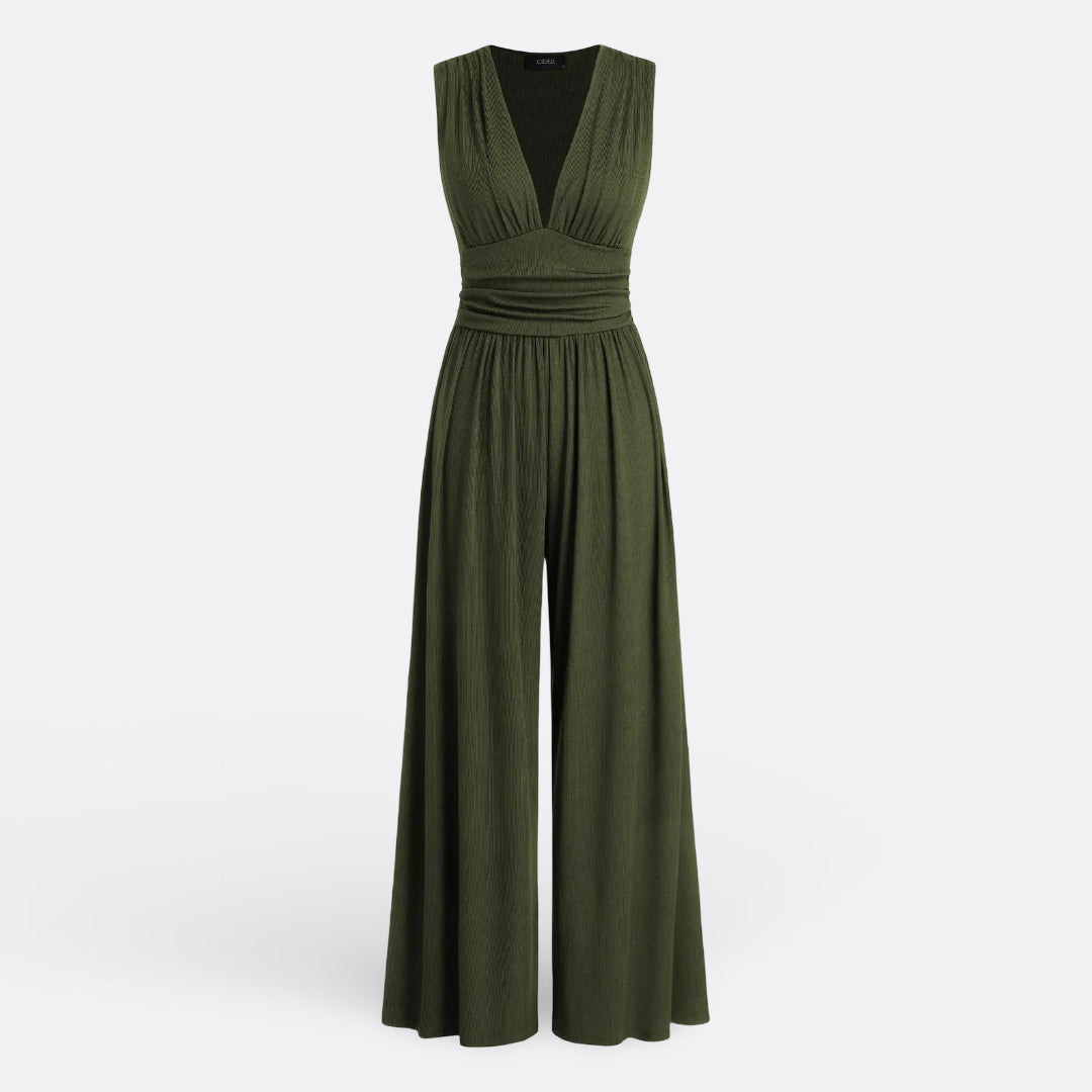 Leonor - Mono Chic Sans Manches de Jambe Longue