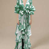 Florence | Robe de cérémonie imprimée en mousselin