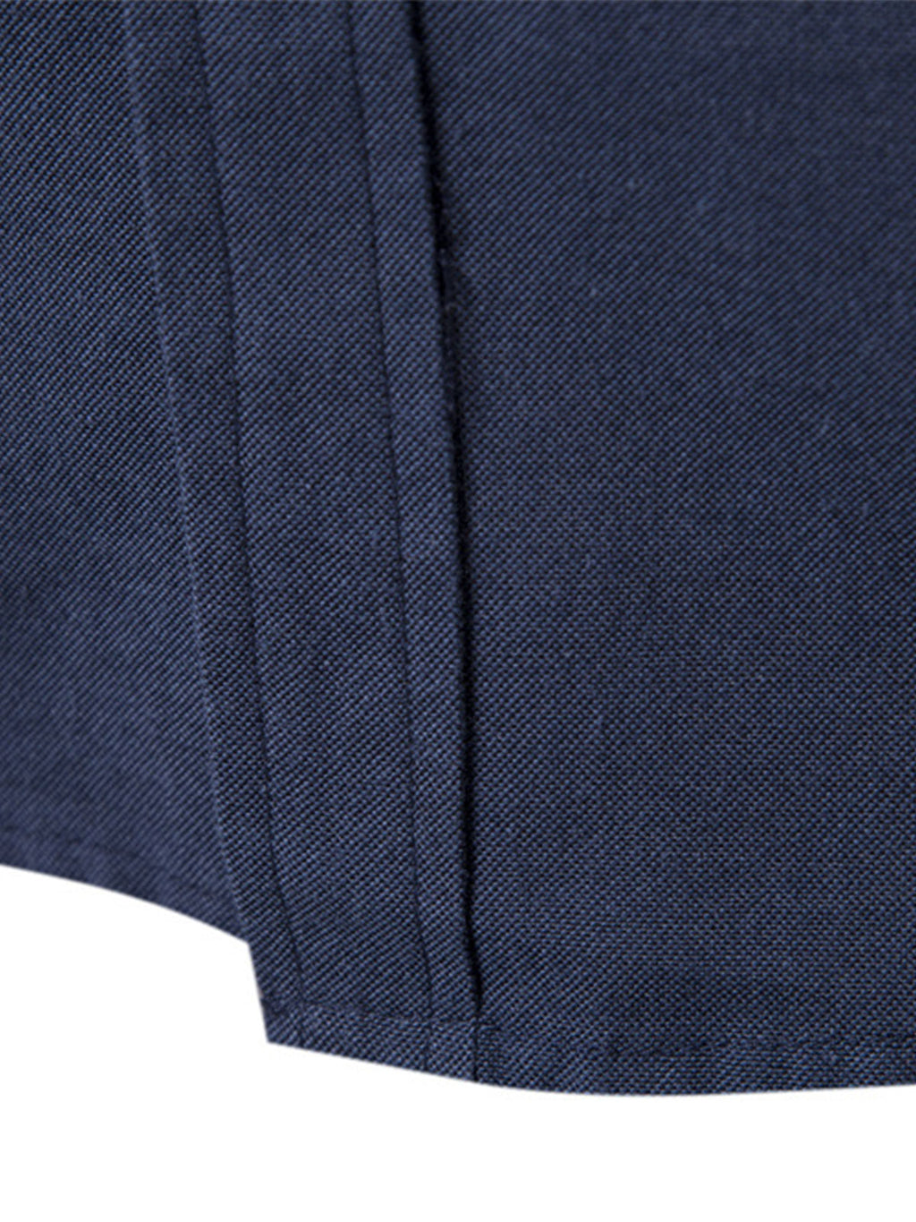 Chemise boutonnée à manches longues en coton respirant pour homme, couleur unie