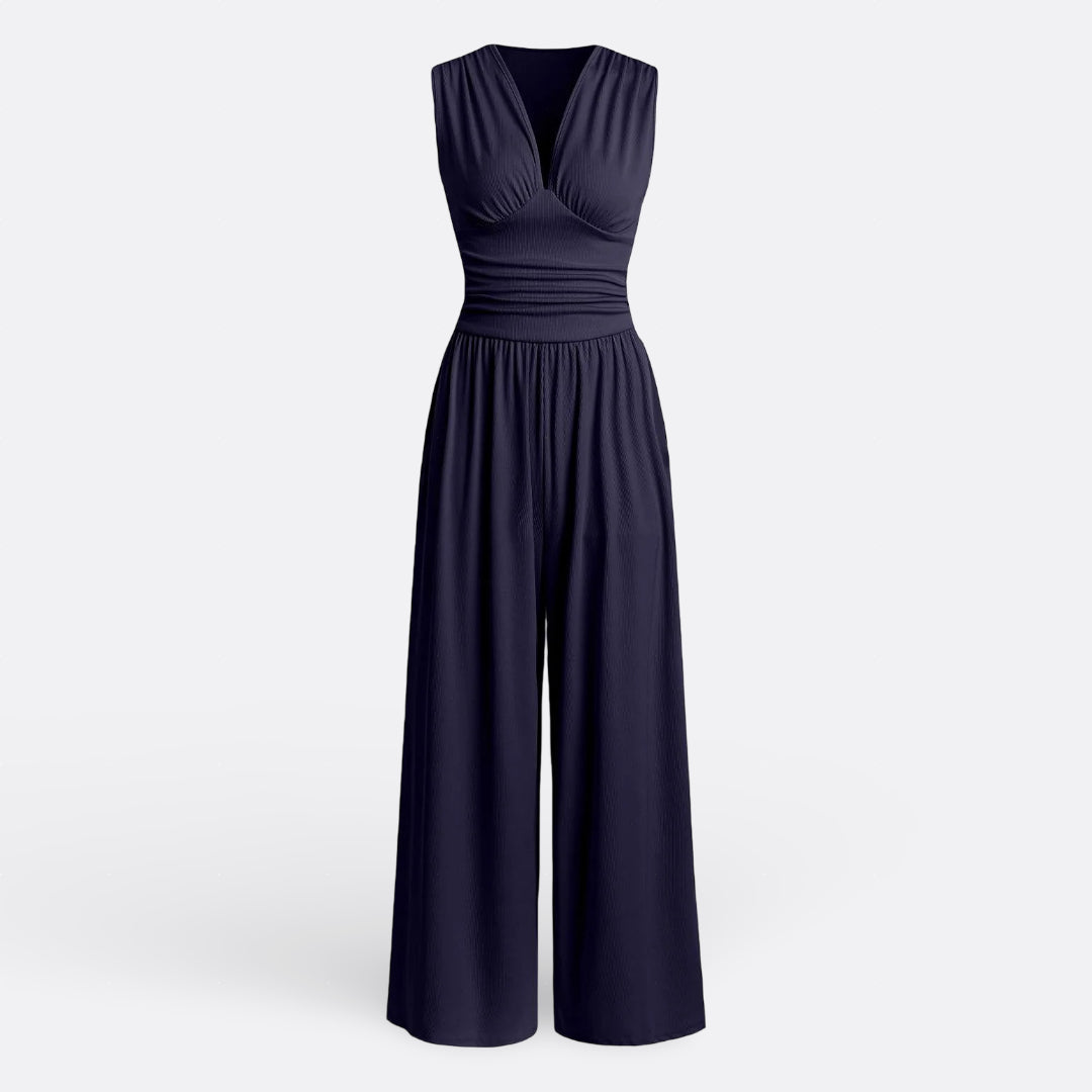 Leonor - Mono Chic Sans Manches de Jambe Longue