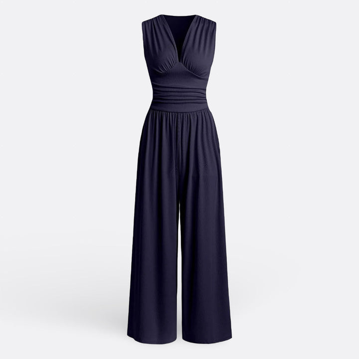 Leonor - Mono Chic Sans Manches de Jambe Longue
