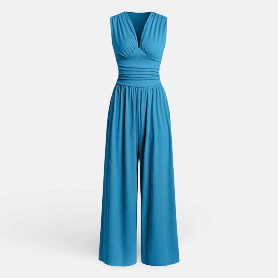 Leonor - Mono Chic Sans Manches de Jambe Longue