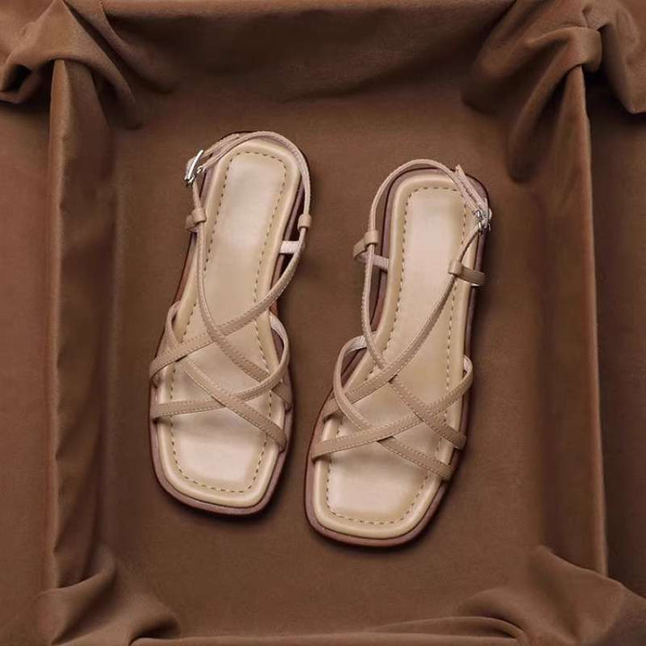 Sandales Vittoria à lanières en cuir italien