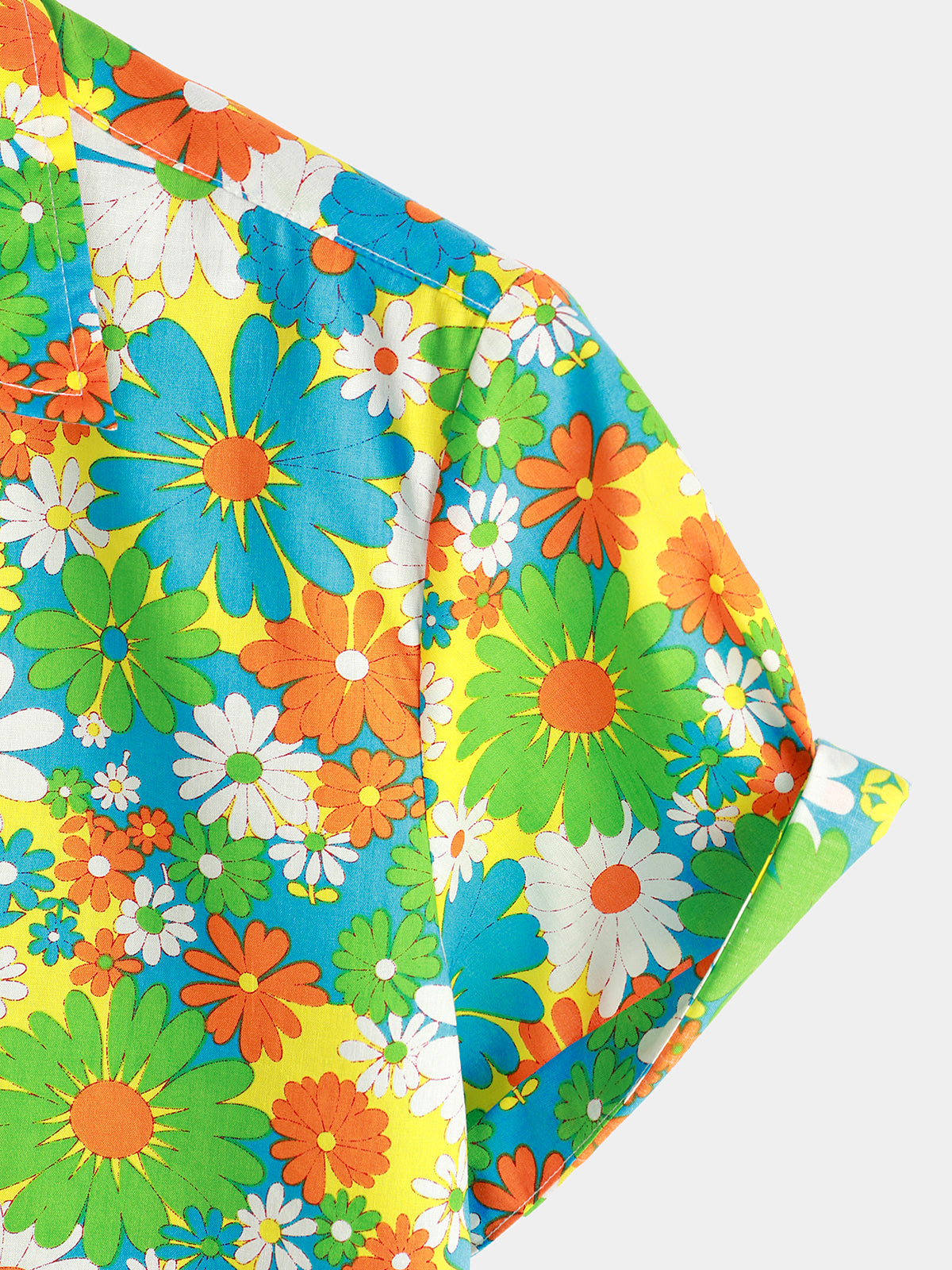 Chemise Hawaïenne à Boutons Tropicale pour Homme