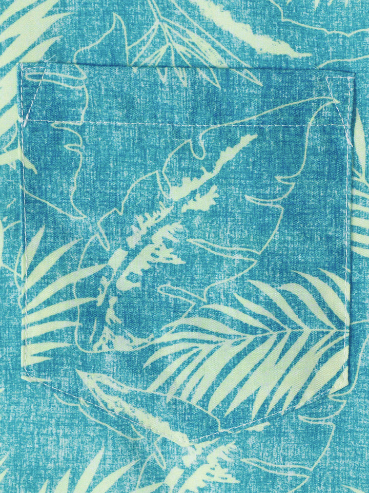 Chemises hawaïennes décontractées à manches courtes et poches pour hommes, à imprimé tropical