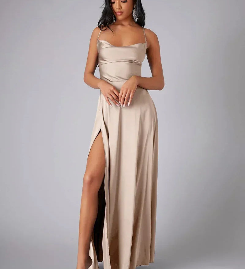 Astrid | Robe Maxi Avec Design Élégant Sans Manches pour Femmes