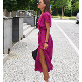 Yolanda | Robe Midi Douce et Confortable pour Femme au Quotidien