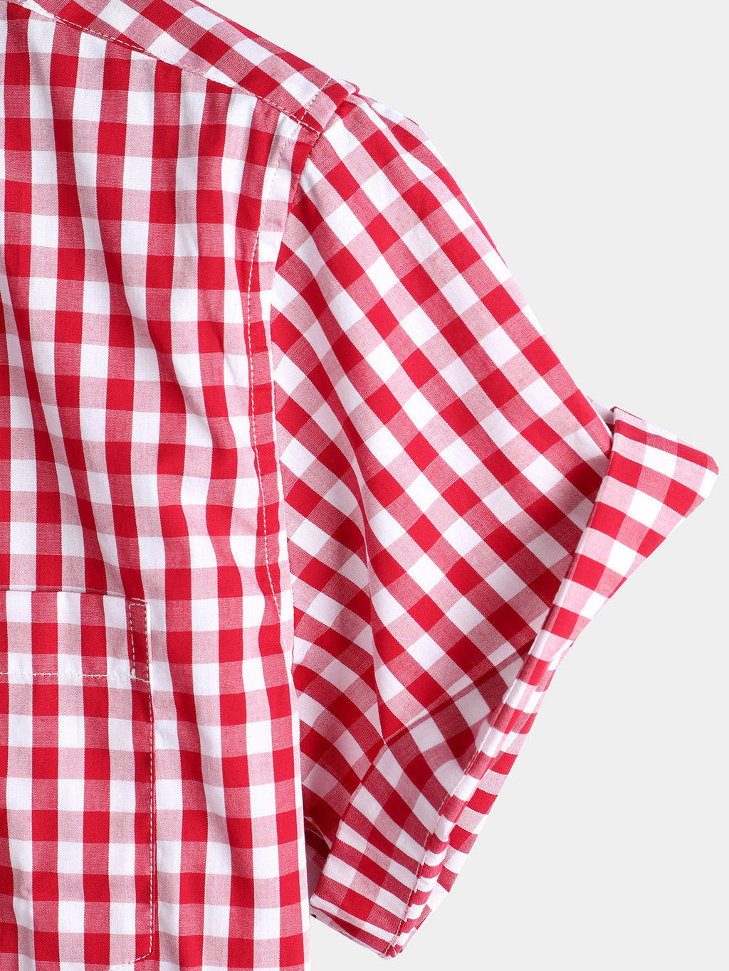 Chemise d'Été à Manches Courtes pour Homme, Couleur Unie, avec Poche et Boutons