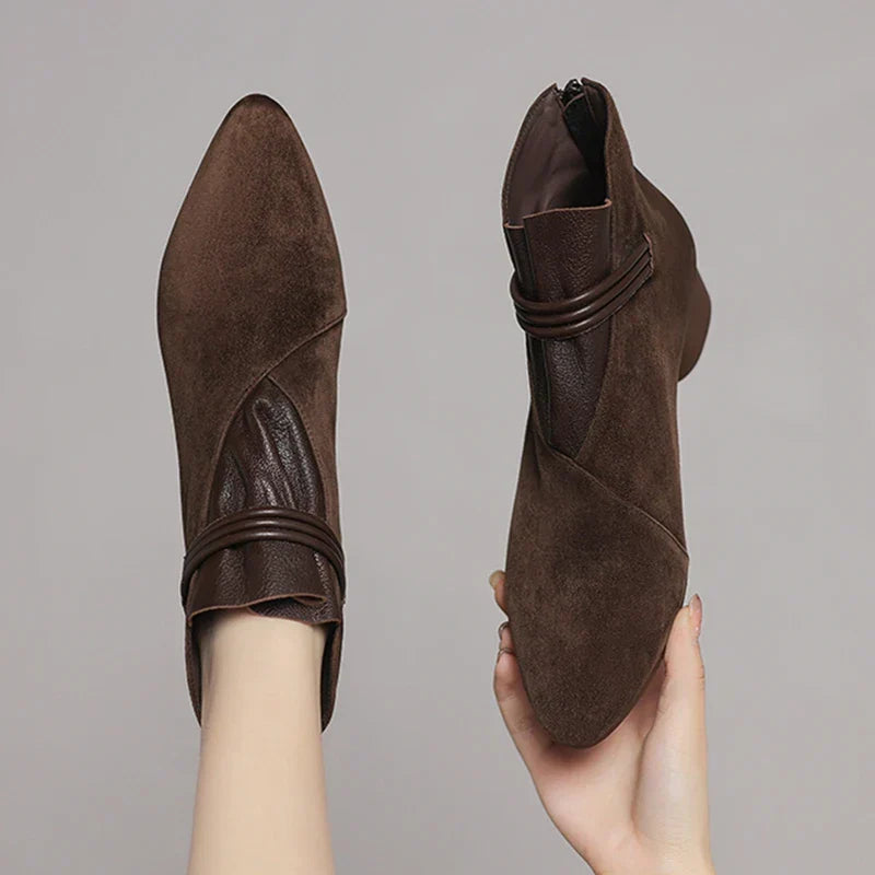 Bottes Vivienne Italian en daim