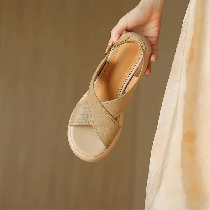 Sandales à brides croisées Emery
