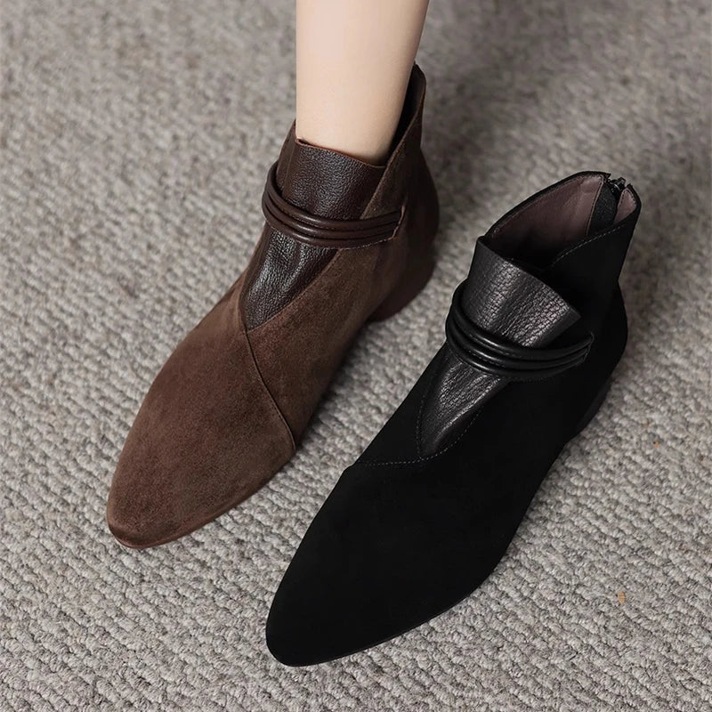 Bottes Vivienne Italian en daim