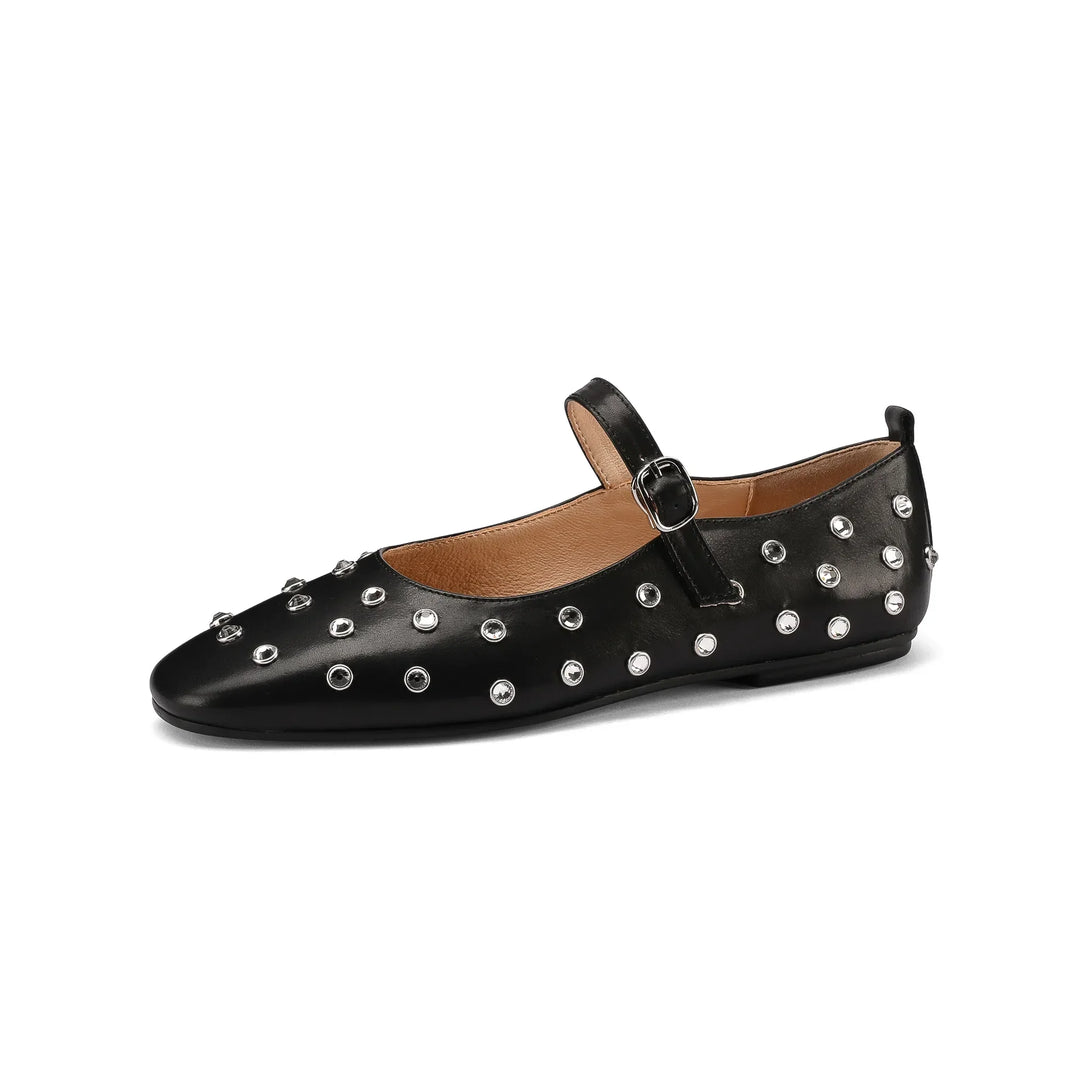 Sandales Mary Jane cloutées Evelyn