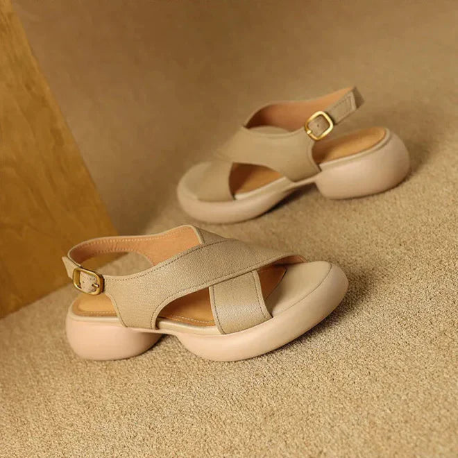 Sandales à brides croisées Emery