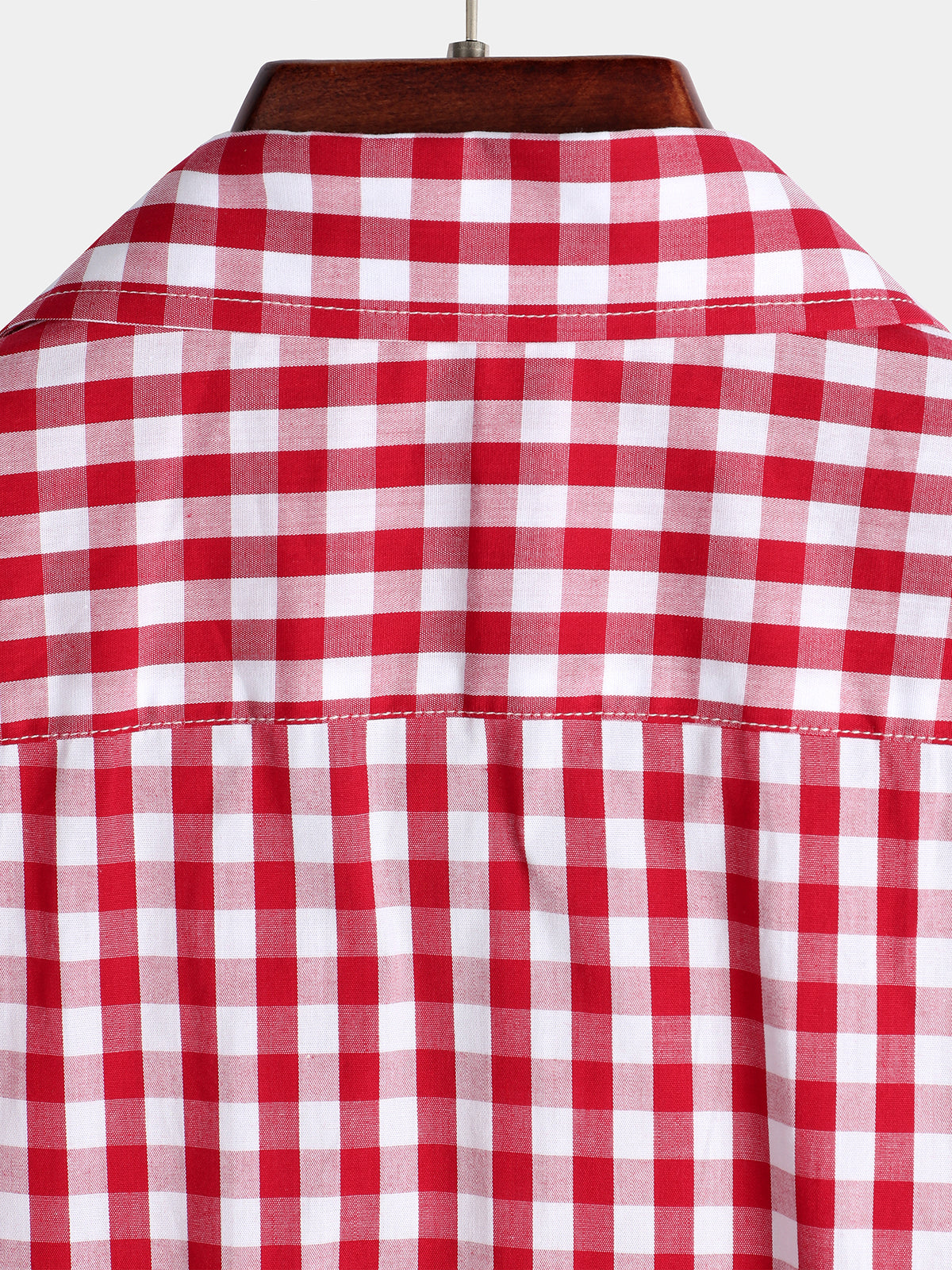 Chemise d'Été à Manches Courtes pour Homme, Couleur Unie, avec Poche et Boutons