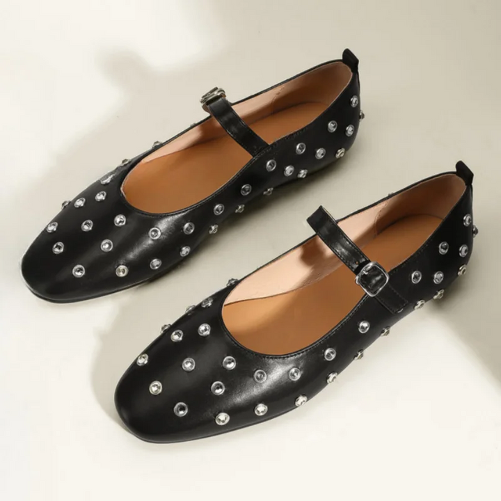 Sandales Mary Jane cloutées Evelyn