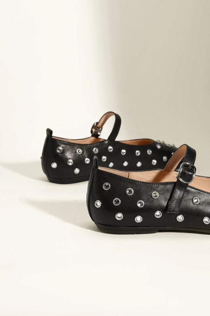 Sandales Mary Jane cloutées Evelyn