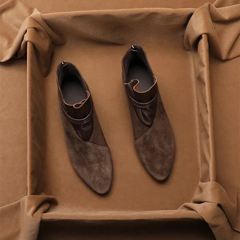 Bottes Vivienne Italian en daim