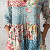 Estelle | Longue Blouse avec Col en V