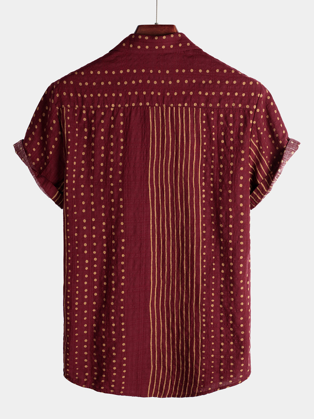 Chemise pour Homme à Manches Courtes Rayée