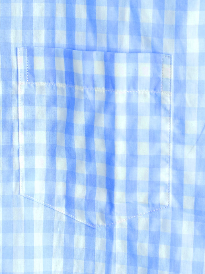 Chemise décontractée en coton à carreaux pour hommes