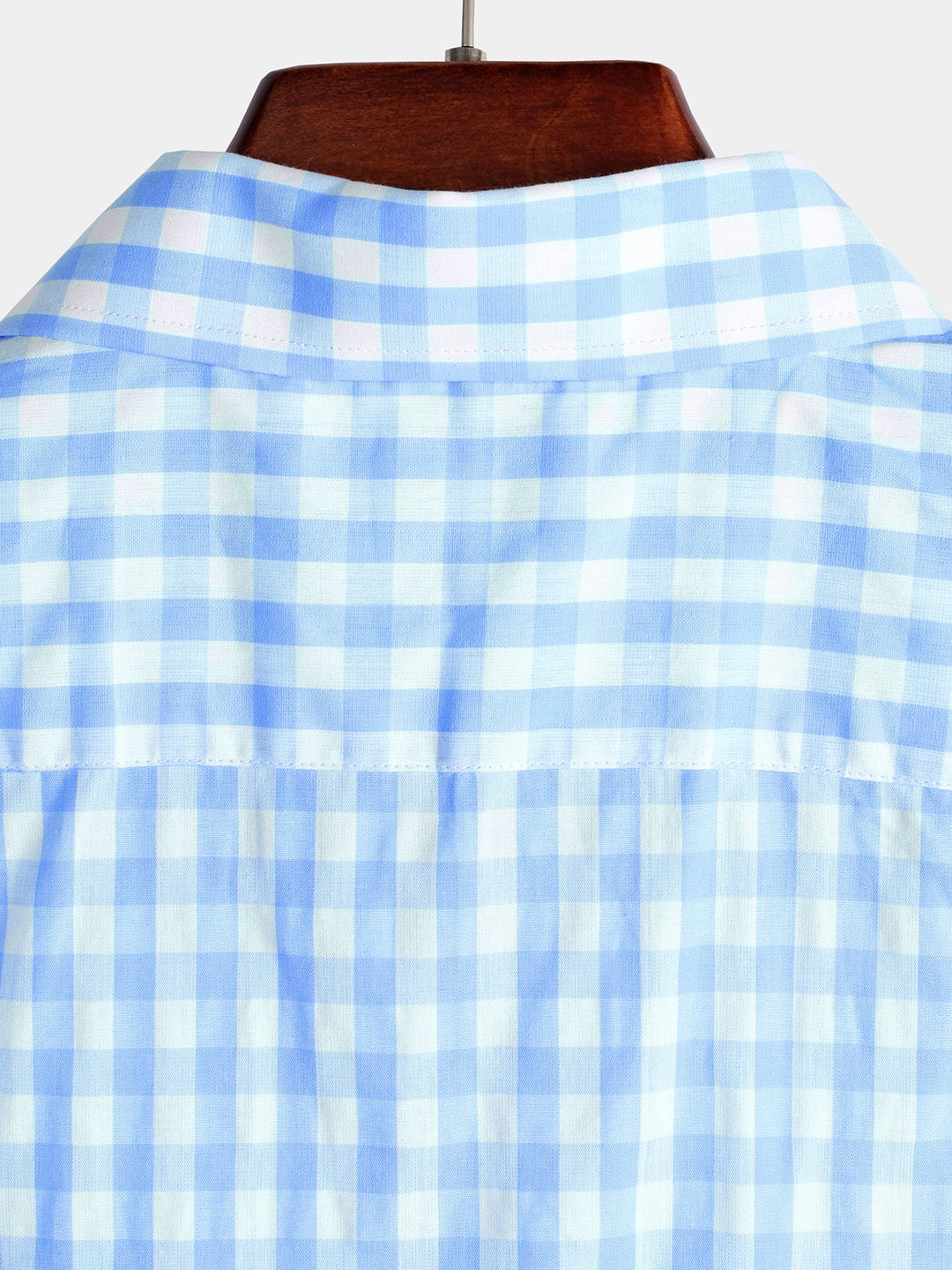 Chemise décontractée en coton à carreaux pour hommes