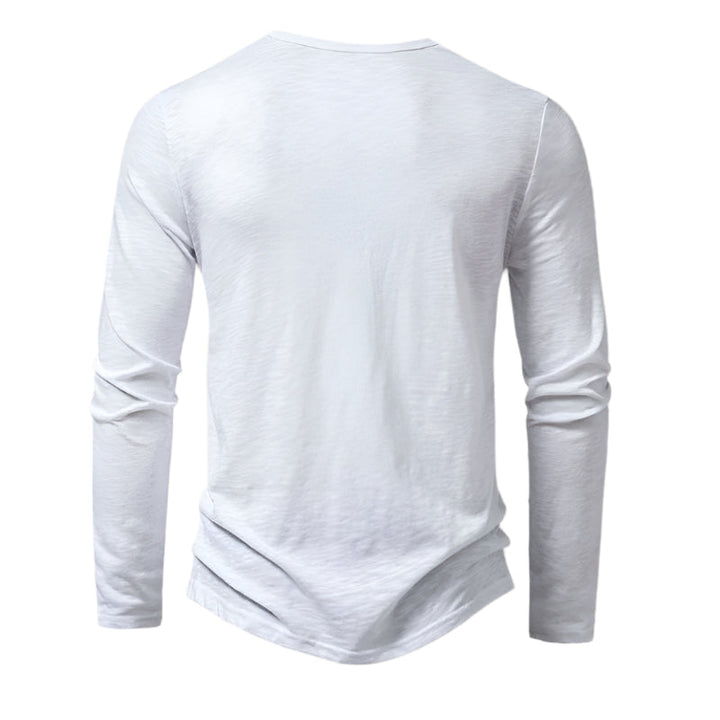 Le Polo en Coton à Manches Longues Cromwell pour Hommes