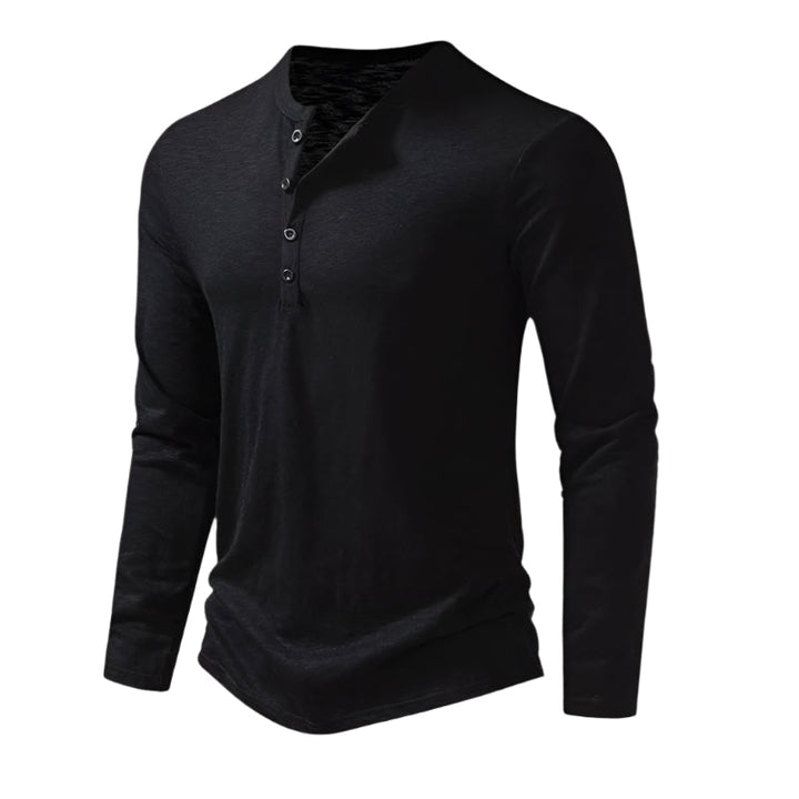 Le Polo en Coton à Manches Longues Cromwell pour Hommes