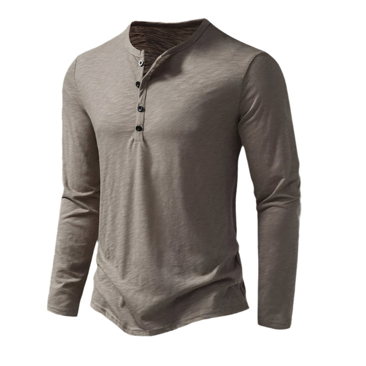 Le Polo en Coton à Manches Longues Cromwell pour Hommes