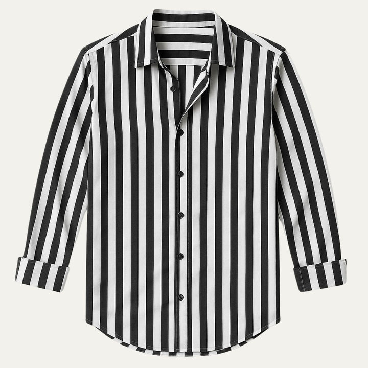 La chemise en lin rayée Vittorio