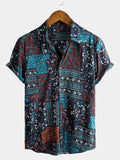 Chemise Casual pour Homme à Manches Courtes