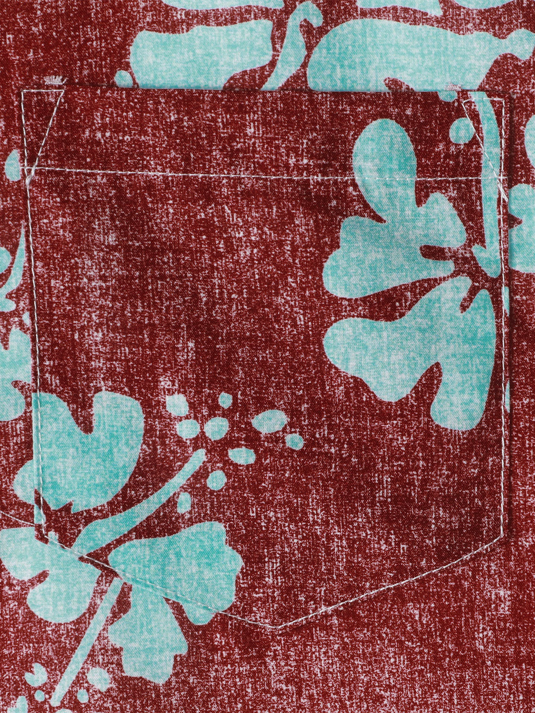 Chemises hawaïennes décontractées à imprimé floral pour hommes avec poche