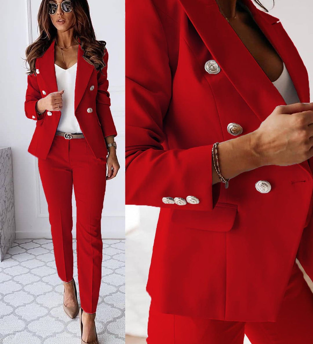 Valentine | Ensemble blazer élégant pour femmes