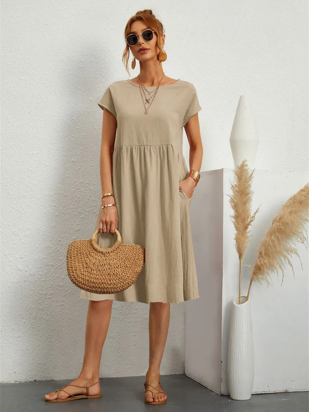 Natalee | Robe Élégante à Silhouette Raffinée pour Femme