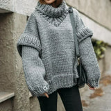 Daisy | Pull col roulé surdimensionné et confortable