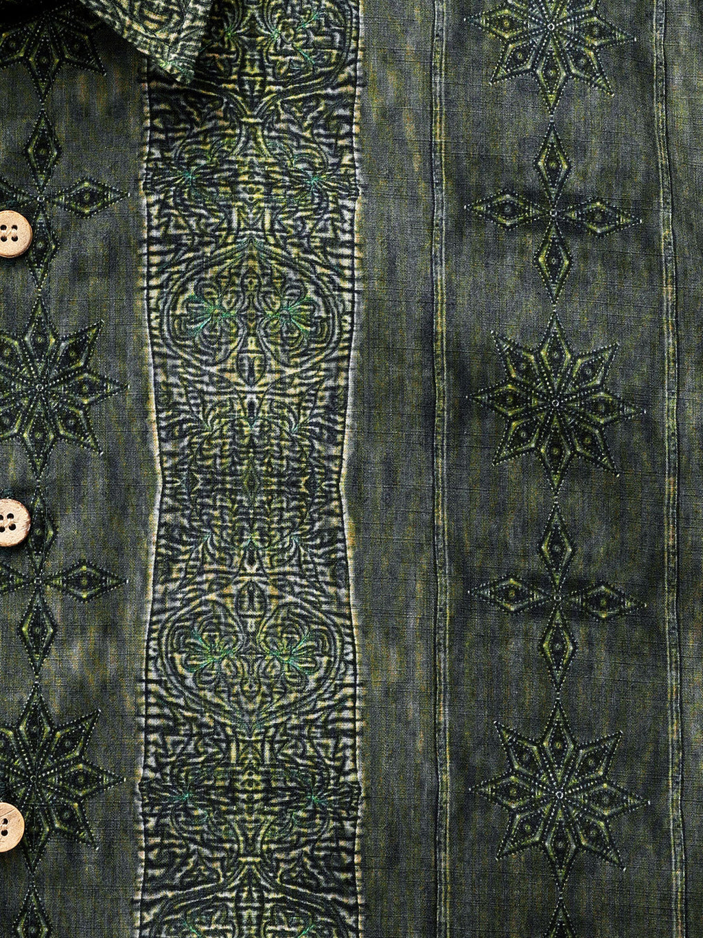 Chemise Vintage Homme Motif Boho Coton Léger Vacances Été