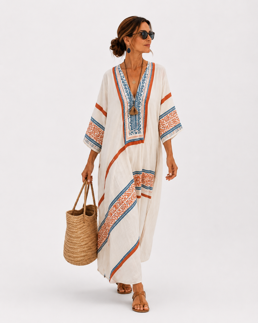 Caftan Amira Blanc Éthique