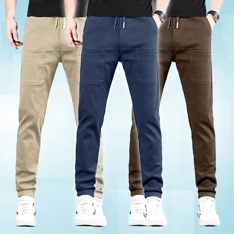 Multipants – Pantalon Cargo Extensible À Haute Élasticité, Multi-Poches Et Durable
