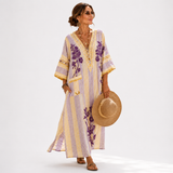 Caftan Sofia Lila Floral