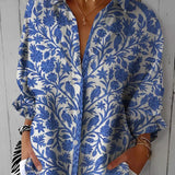 Frederike | Blouse Jardin Bleu