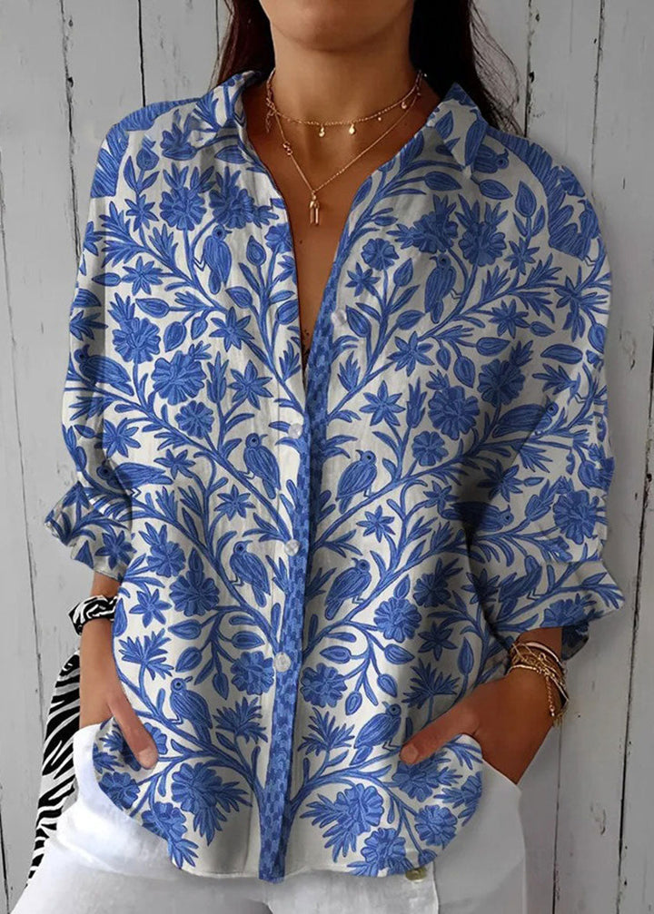 Frederike | Blouse Jardin Bleu
