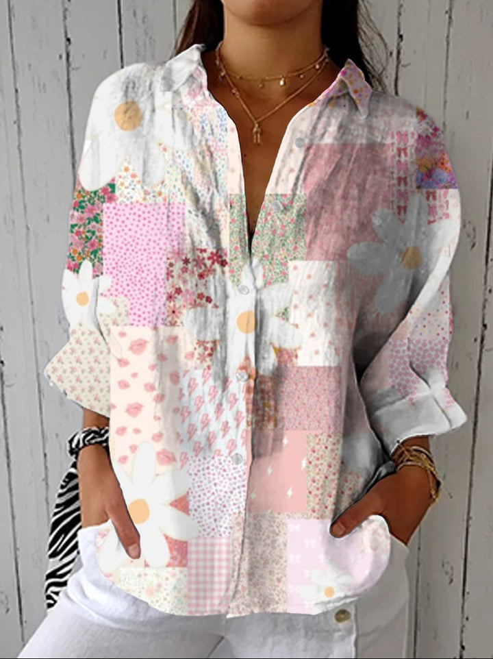 Fanny | Chemisier patchwork