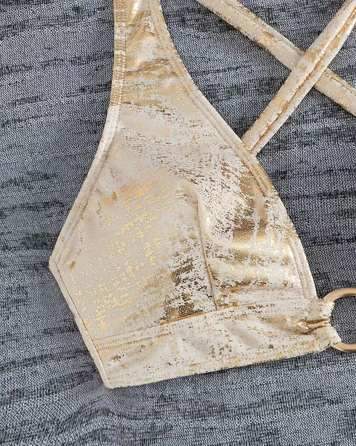 Bikini Boucle Métal Design